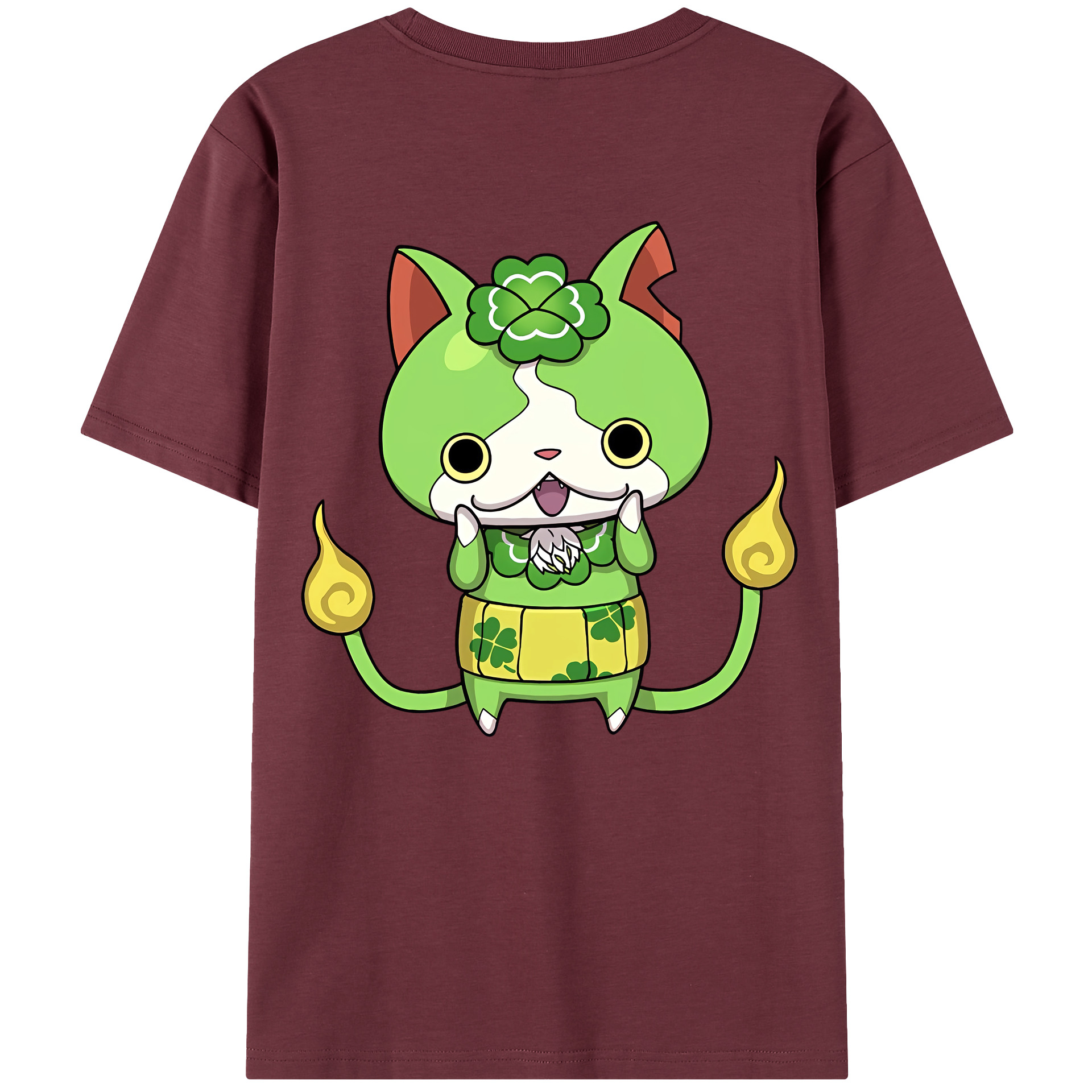 （画像用） 妖怪ウォッチ Yo-kai Watch 綿100％半袖Tシャツ（背面プリント）